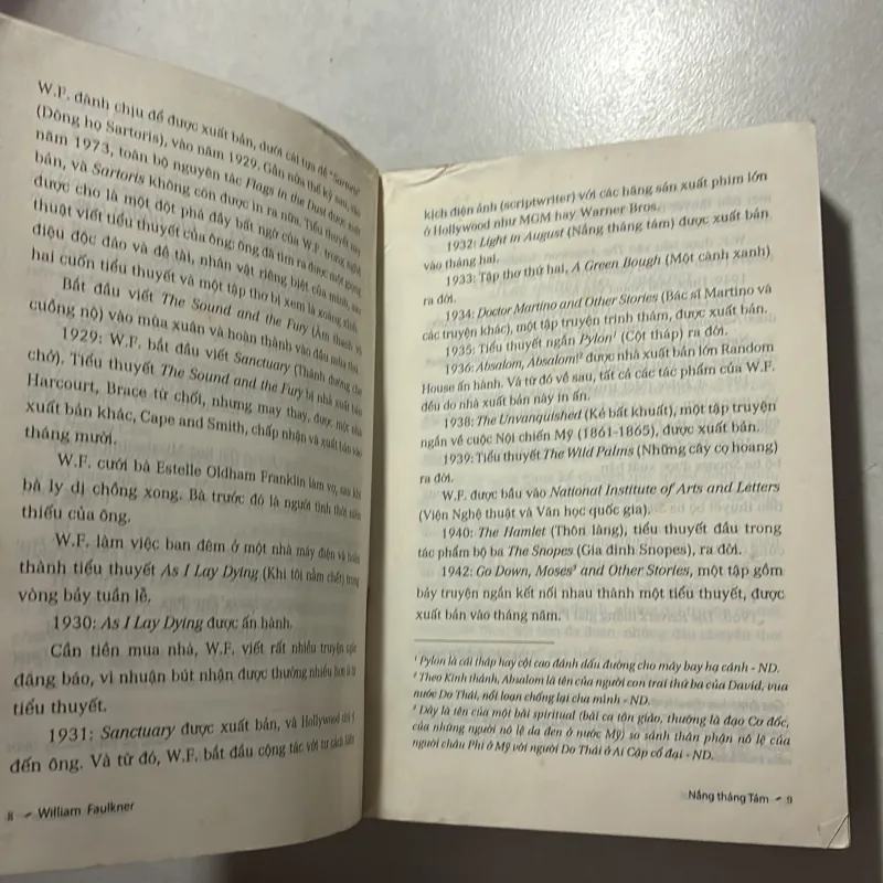 Nắng tháng Tám - William Faulkner 747469