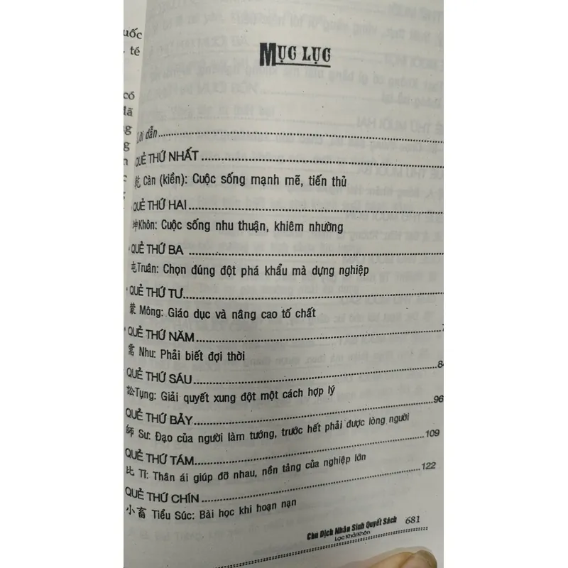 CHU DỊCH nhân sinh quyết sách chỉ nam 726766