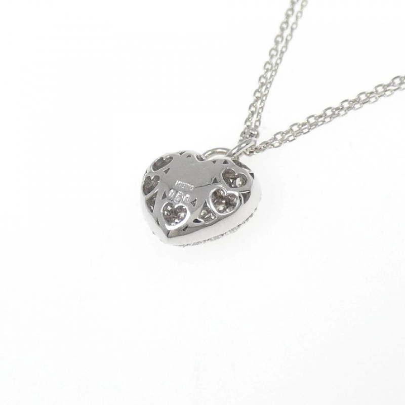 K18WG Dây chuyền kim cương hình trái tim 0.50CT - Hàng hiệu Chính hãng 864631