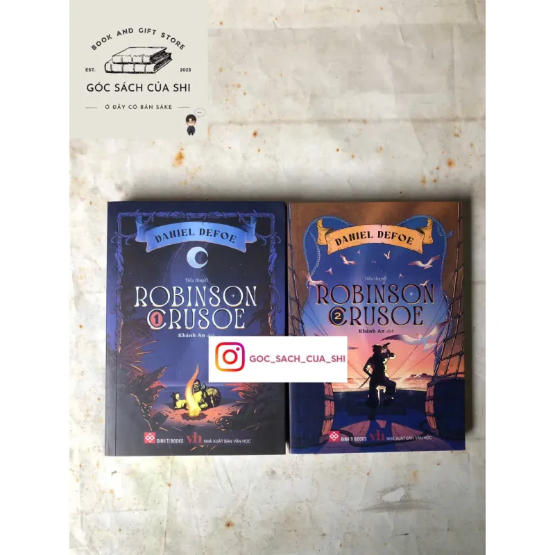 Trọn bộ 2 tập Robinson Crusoe - Daniel Defoe 736283