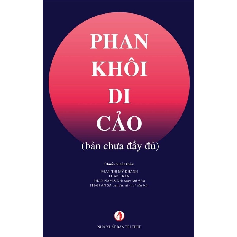 Phan Khôi di cảo - Phan Nam Sinh 271327