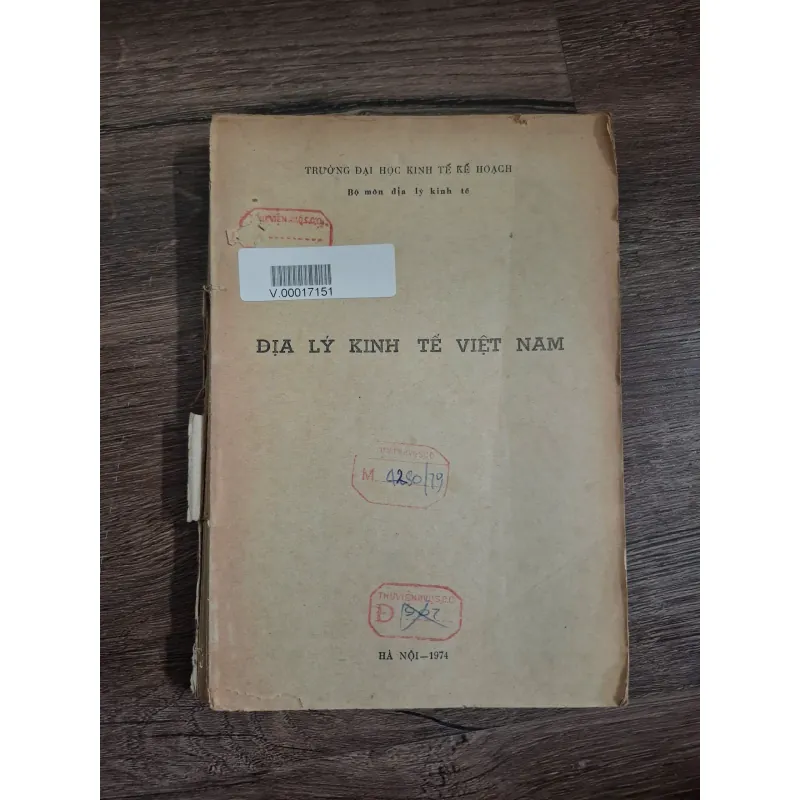 Địa lý Kinh tế Việt Nam - Bộ môn Địa lý kinh tế (Trường Đại học Kinh tế Kế hoạch) 726098