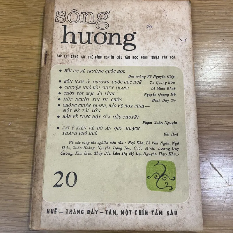 Tạp Chí Sông Hương (Huế) Số 18,19,20,21 (1986) 784838