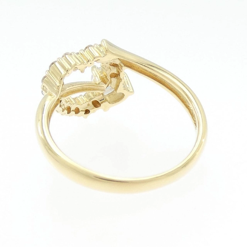 Nhẫn đá mặt trăng K18YG hình trái tim 668958