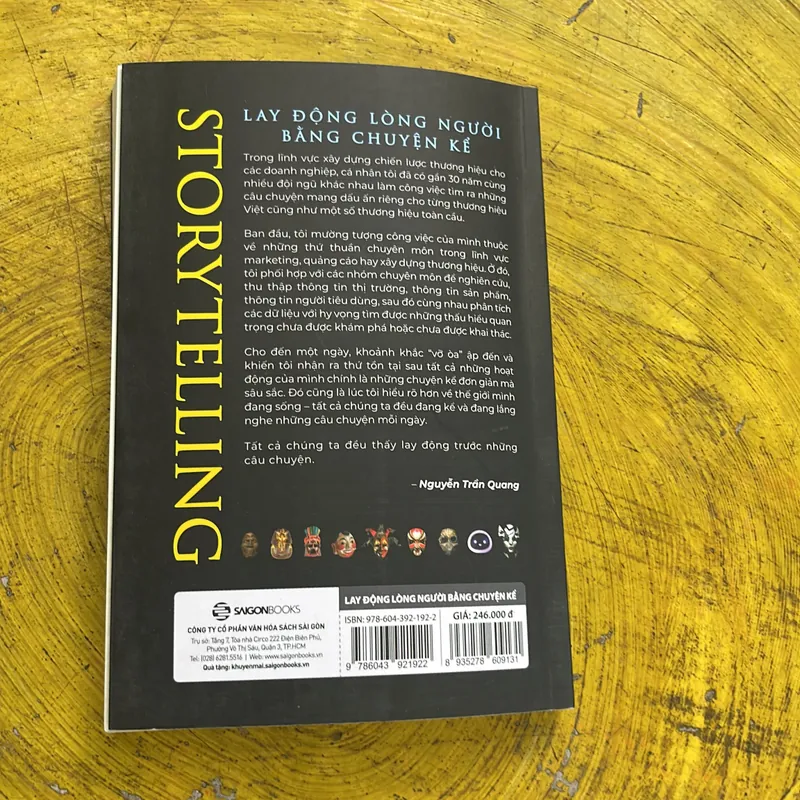 STORYTELLING LAY ĐỘNG LÒNG NGƯỜI BẰNG CHUYỆN KỂ- NGUYỄN TRẦN QUANG 738056