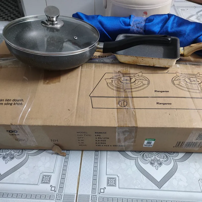 Bếp gas đôi đẹp+ bình  682059