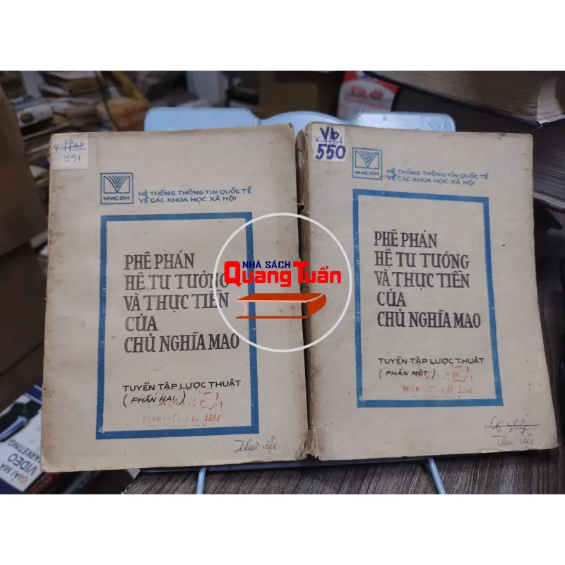 Sách: Phê phán hệ tư tưởng và thực tiễn của CN Mao (Bộ 2 cuốn) (A2) 746895
