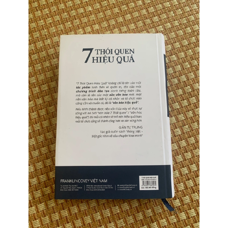 7 Thói Quen Hiệu Quả ( bìa cứng 95% 2019) Stephen R.Covey STB2905 Kỹ Năng 155100