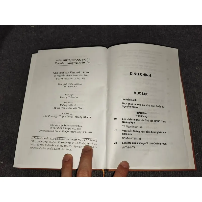 VĂN HIẾN QUẢNG NGÃI: TRUYỀN THỐNG & HIỆN ĐẠI 991015