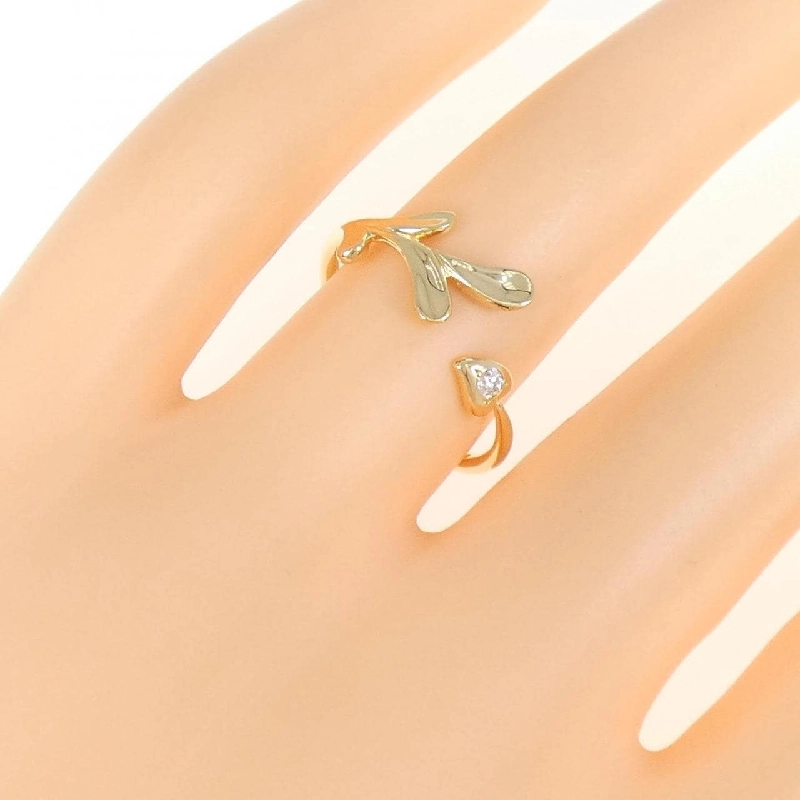 Nhẫn kim cương K18YG 0.03CT 671856