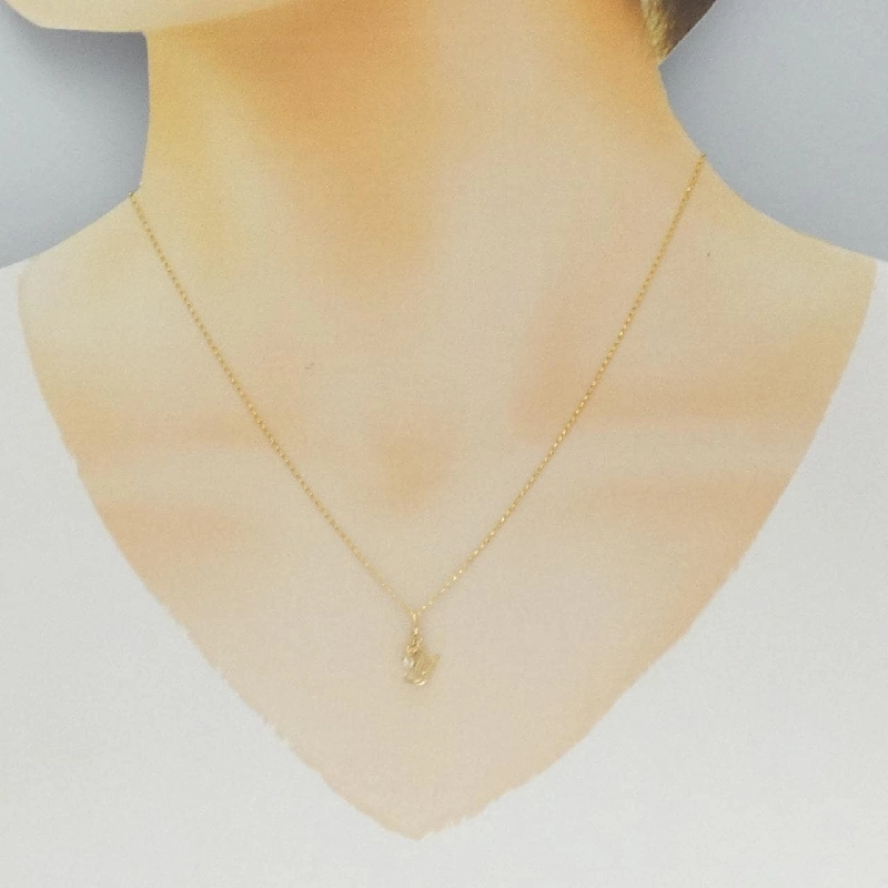 K18YG Chữ cái Y Dây chuyền kim cương - Hàng hiệu Authentic 859139