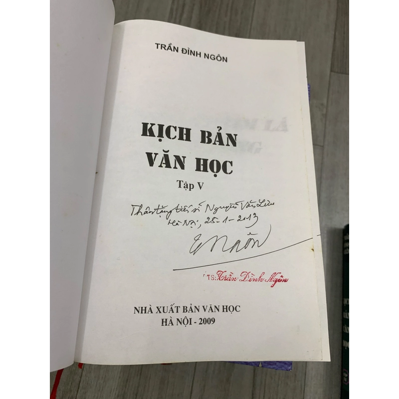 Sách kịch bản văn học - Trần Đình Ngôn. Full bộ 6 tập. 4b2 549813