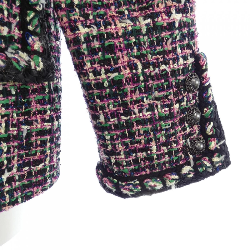 Jacket không cổ CHANEL 637505