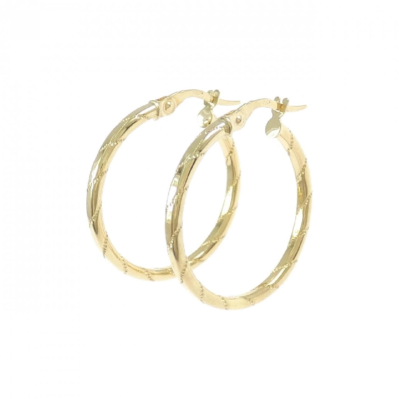 Bông tai hoop 750YG - Hàng hiệu Authentic 868626