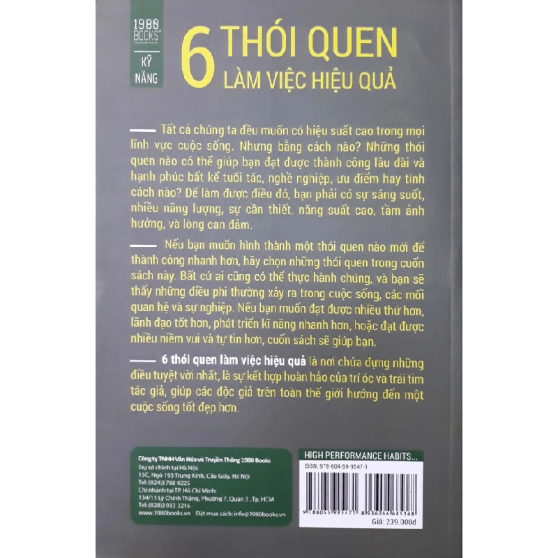 6 Thói Quen Làm Việc Hiệu Quả - Brendon Burchard 402273