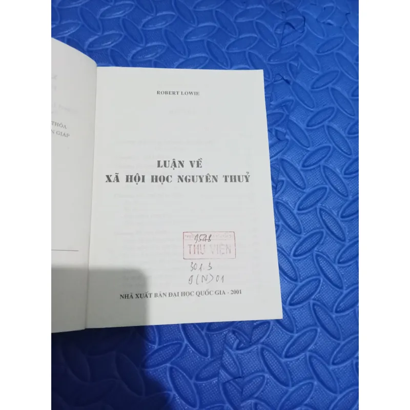 Luận về xã hội học nguyên thủy 995770