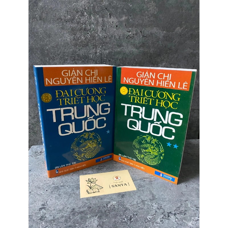 Đại cương triết học Trung Quốc (bộ 2 tập)- Giản Chi Nguyễn Hiến Lê- sách lưu kho chưa sd, độ mới 85% 789645