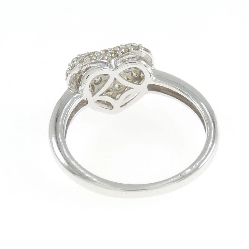 Nhẫn kim cương hình trái tim K18WG 0.50CT 670012