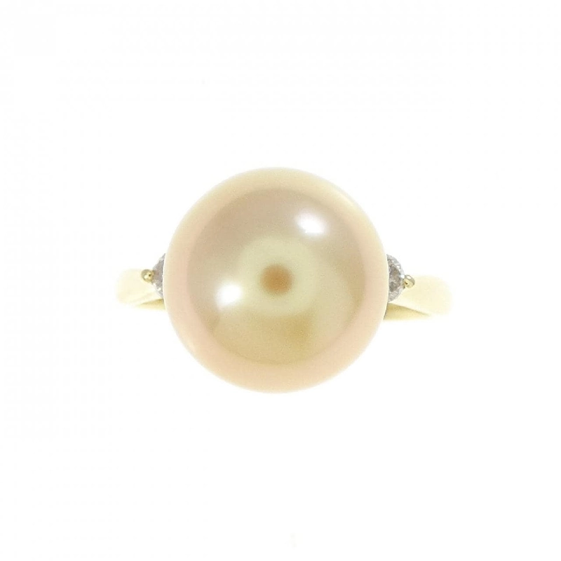 Nhẫn ngọc trai trắng K18YG 9.8mm - Hàng hiệu Authentic 850145