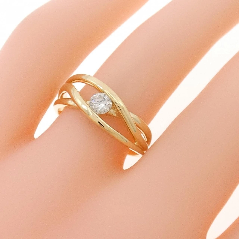 Nhẫn kim cương K18YG 0.20CT - Hàng hiệu Chính hãng 848047