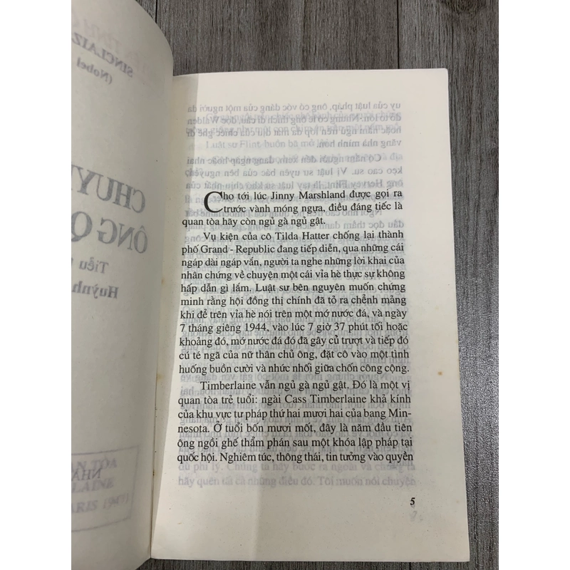 Chuyện tình ông quan toà - Sinclair Lewis. 1n4 518968
