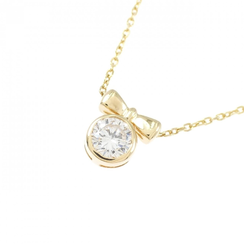 K18YG Dây chuyền kim cương 0.38CT - Hàng hiệu Chính hãng 859728