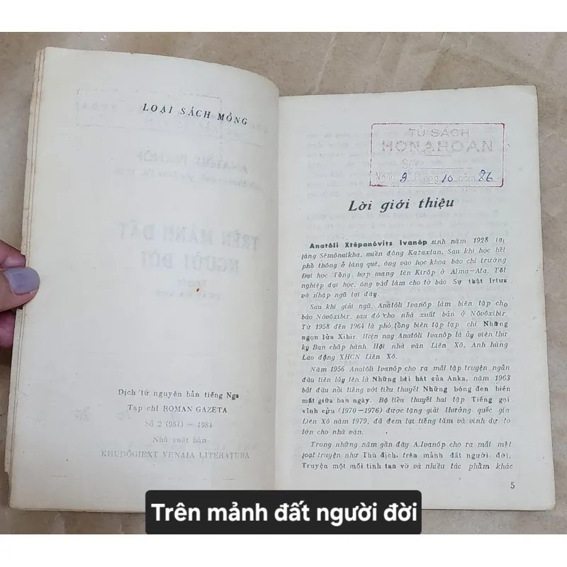 Giải thưởng Quốc gia Liên Xô 1979: TRÊN MẢNH ĐẤT NGƯỜI ĐỜI 713085