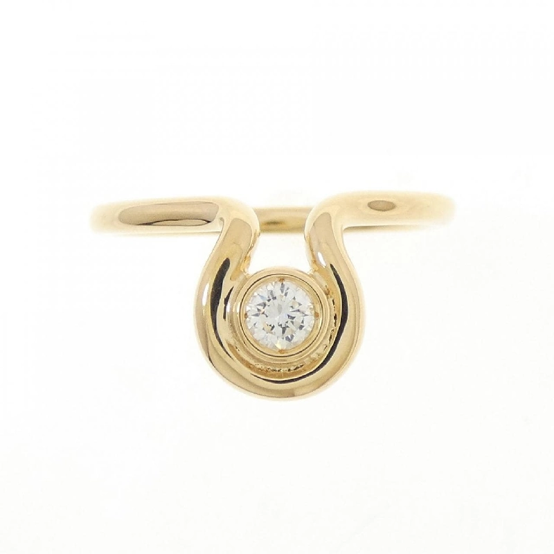 Nhẫn kim cương K18YG 0.10CT 671544