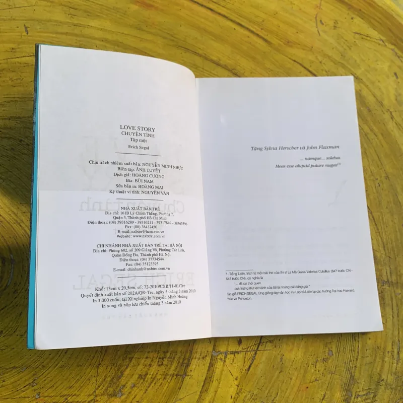 CHUYỆN TÌNH LOVE STORY full hai tập - ERICH SEGAL 747650