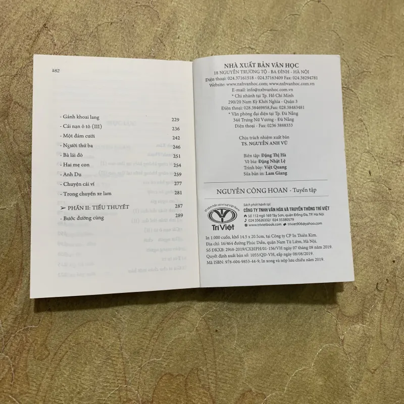 NGUYỄN CÔNG HOAN TUYỂN TẬP 746778