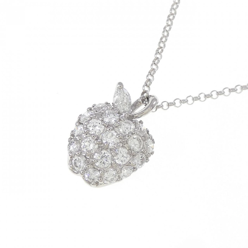 Dây chuyền kim cương PT900/PT850 hình táo 0.52CT - Hàng hiệu Chính hãng 856021