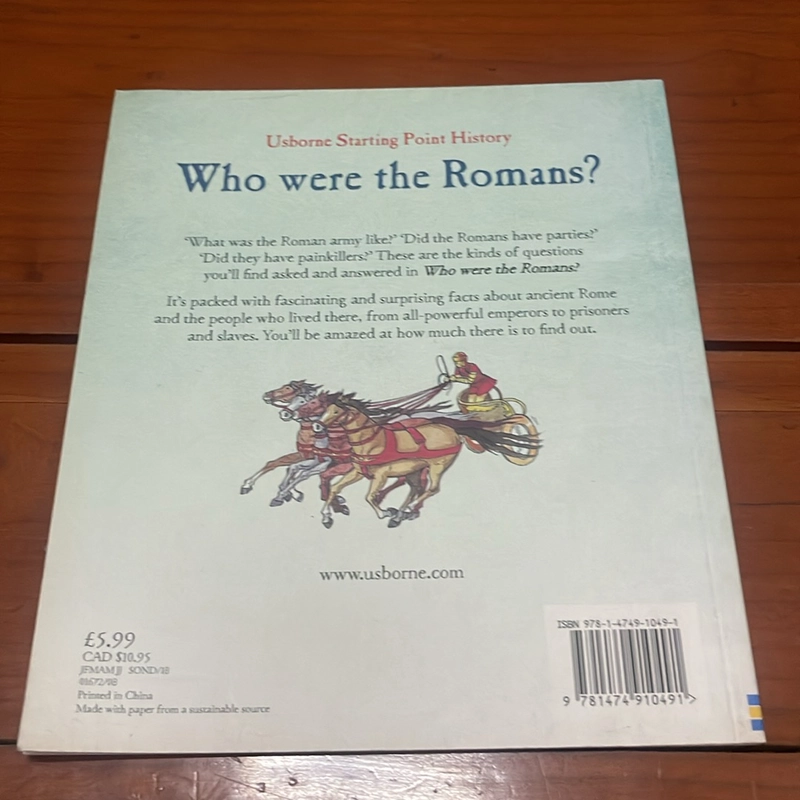 PICTURE BOOK Who were the Romans? 534163