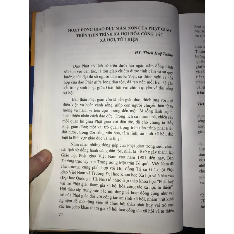 Phát huy vai trò Phật giáo tham gia xã hội hoá công tác xã hội, từ thiện 720287