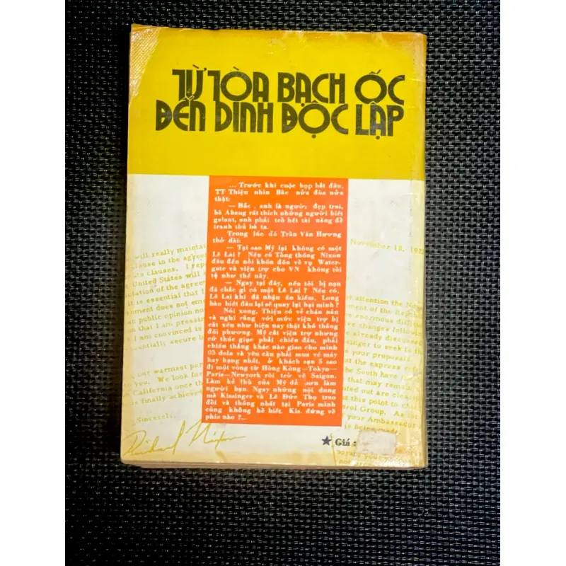 TỪ TÒA BẠCH ỐC ĐẾN DINH ĐỘC LẬP - Tác giả TS. NGUYỄN TIẾN HƯNG - JERROLD L.SCHECTER 1029896