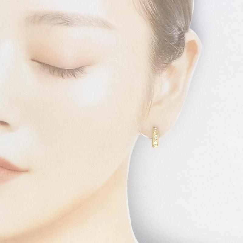 Bông tai kim cương Mikimoto một bên 665823