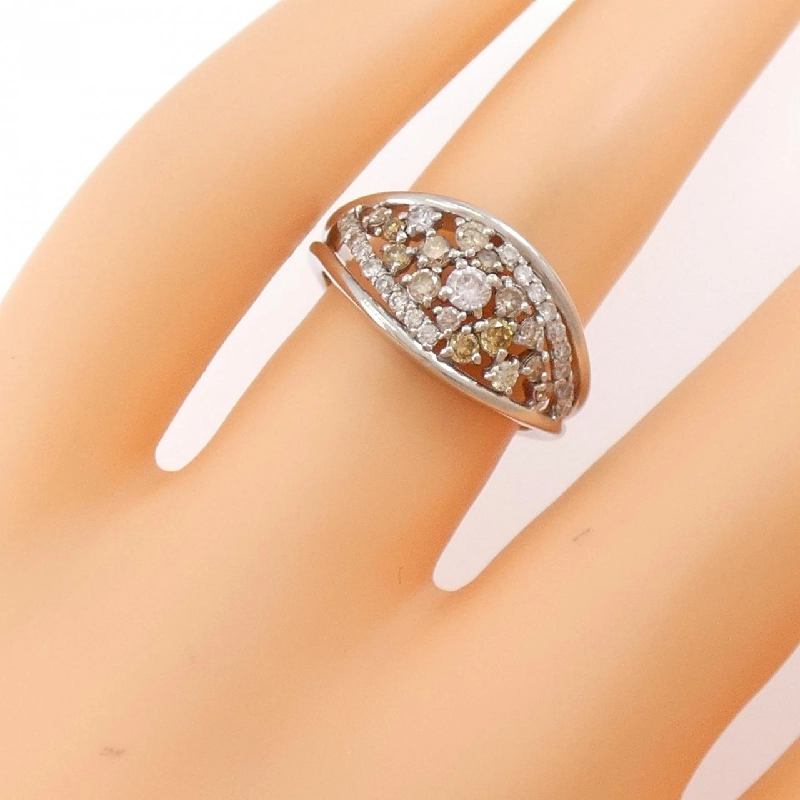 Nhẫn kim cương K18WG 0.55CT 670301
