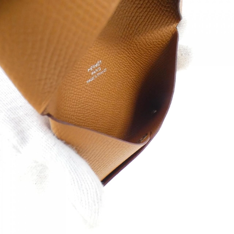 【Sản phẩm chưa sử dụng】Thẻ đựng thẻ Hermes Calvi 044164CK 623834