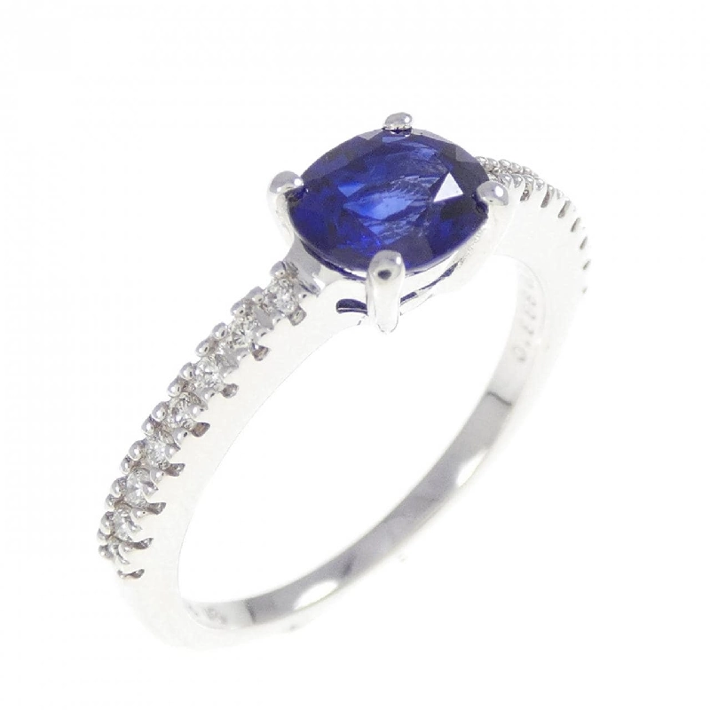 Nhẫn Sapphire K18WG 0.888CT 669539