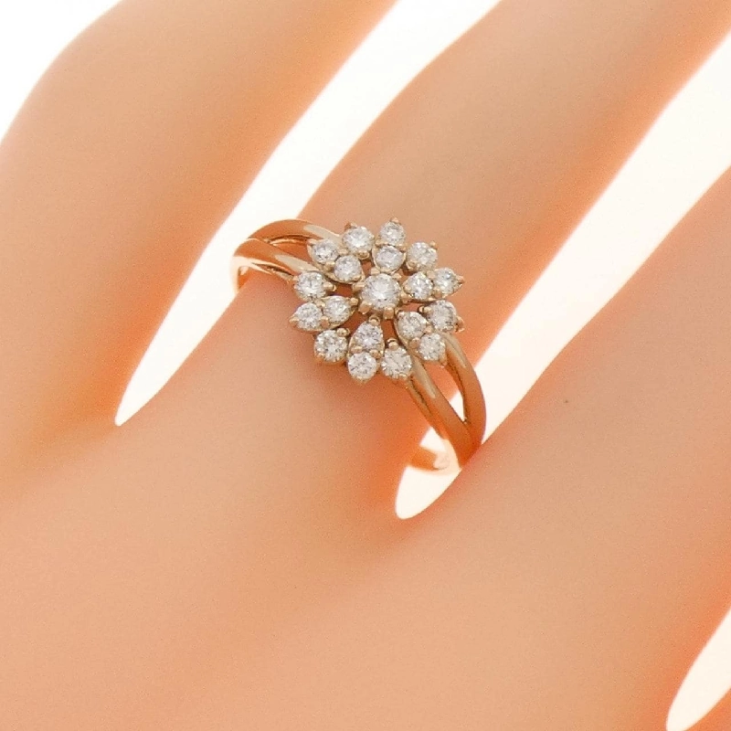 Nhẫn kim cương hoa K18PG 0.30CT - Hàng hiệu Authentic 854571