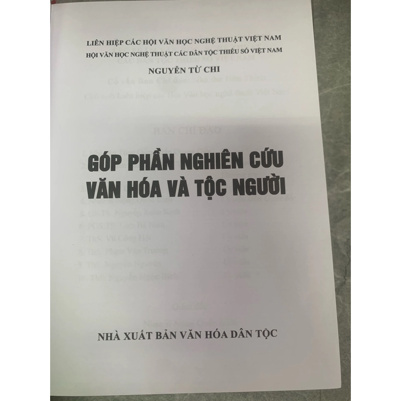 Góp phần nghiên cứu văn hóa tộc người  274071