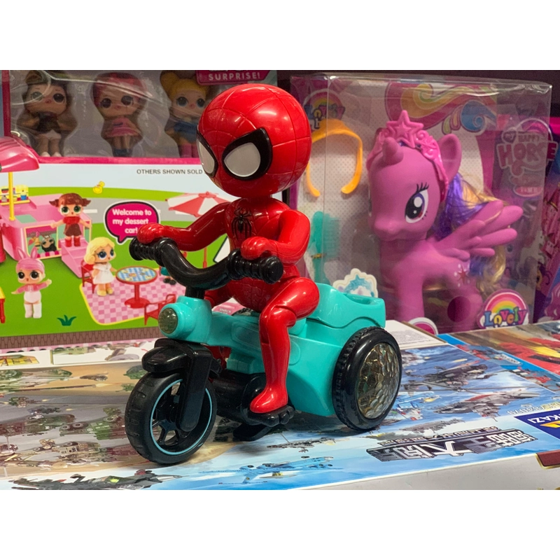 Đồ chơi siêu nhận người nhện spiderman đi xe đạp chạy bằng pin HX143 355861