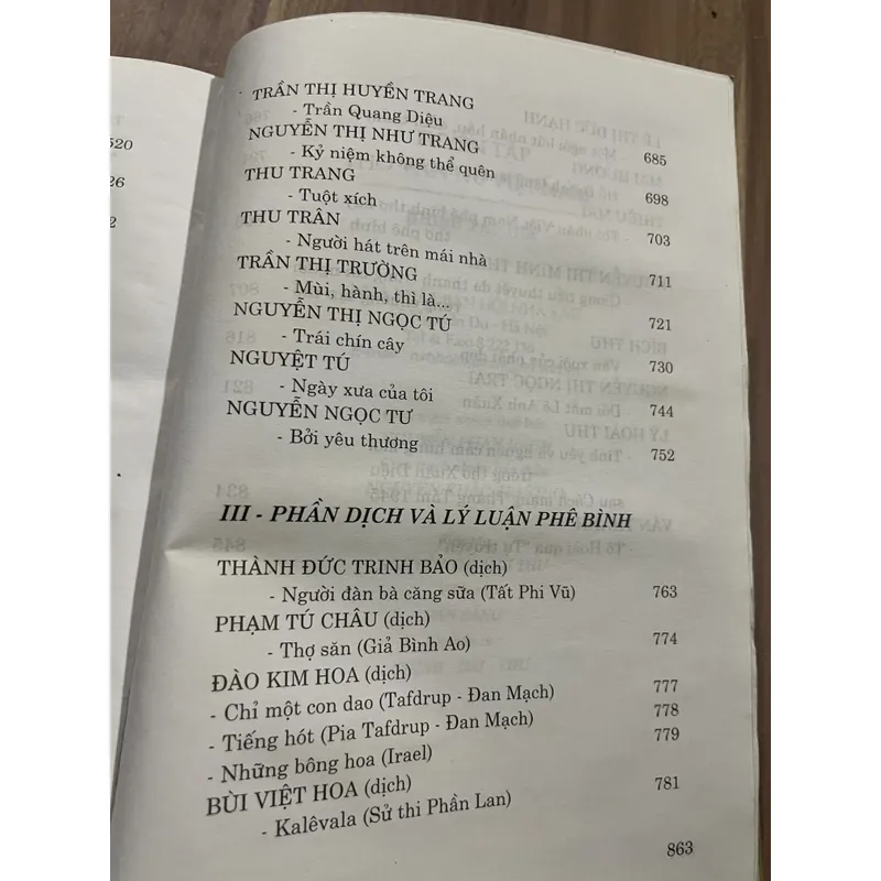 Thơ văn nữ Việt Nam - hơn 850 trang, bìa cứng  697134