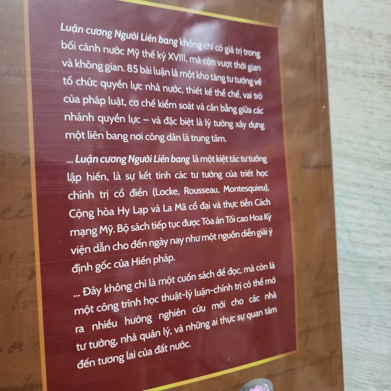 Luận cương Người liên bang | The federalist papers 747568