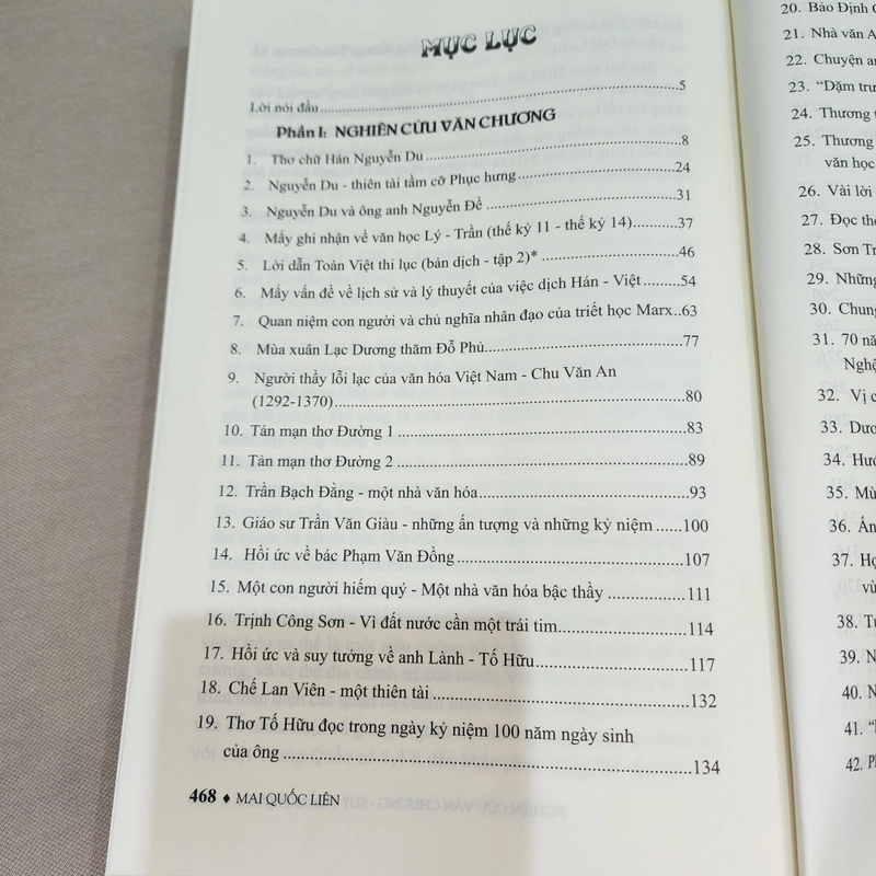 Nghiên cứu văn chương suy ngẫm thời sự | Mai Quốc Liên  460665