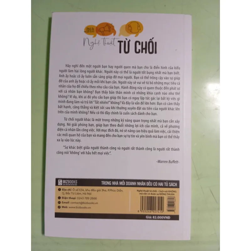 Nghệ Thuật Từ Chối - Cách Nói Không Mà Vẫn Có Được Sự Đồng Thuận 570972