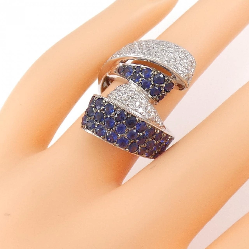 Nhẫn Sapphire 750WG/750BG 2.47CT 670492
