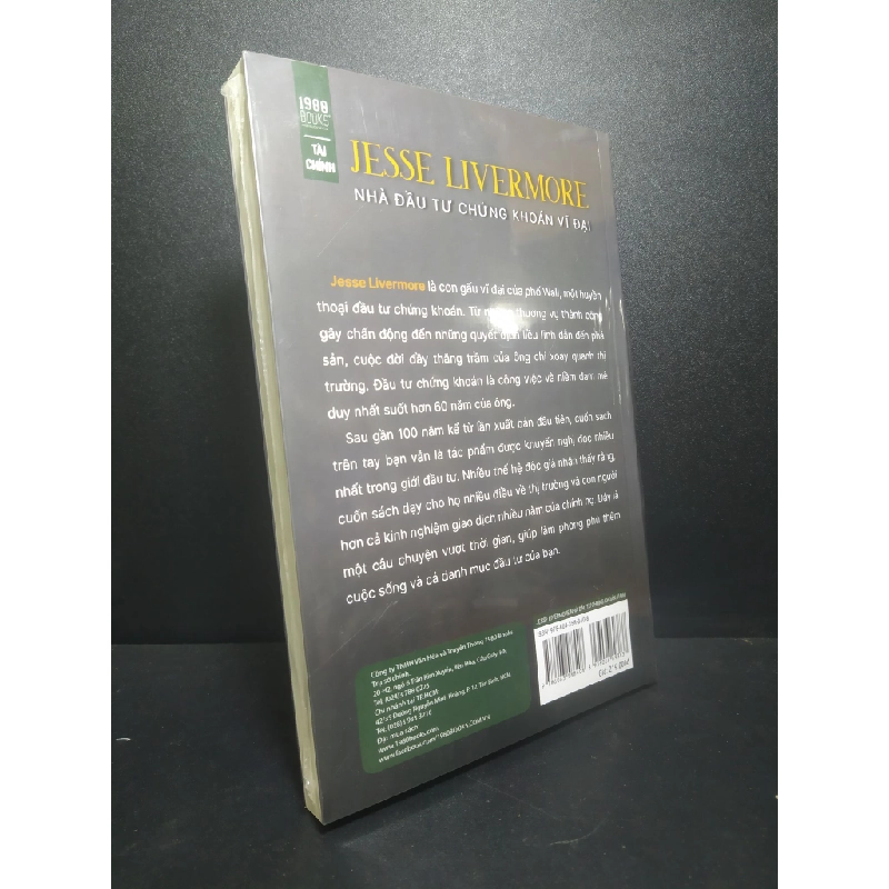 Jesse Livermore Nhà đầu tư chứng khoán vĩ đại Edwin Lefevre mới 100% nguyên seal HCM1110 33161