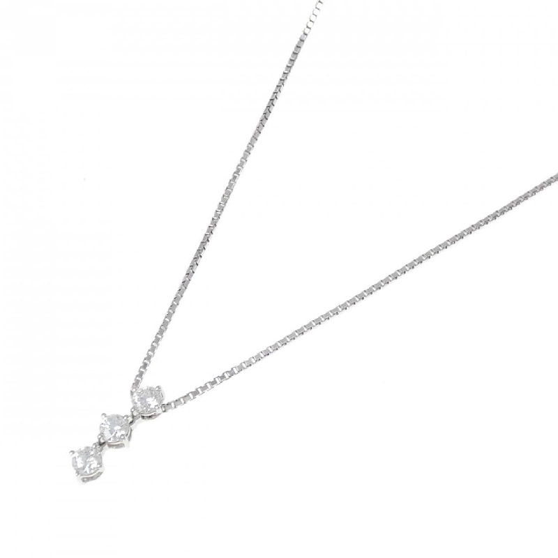 Dây chuyền kim cương ba viên PT900/PT850 0.70CT - Hàng hiệu Chính hãng 858154