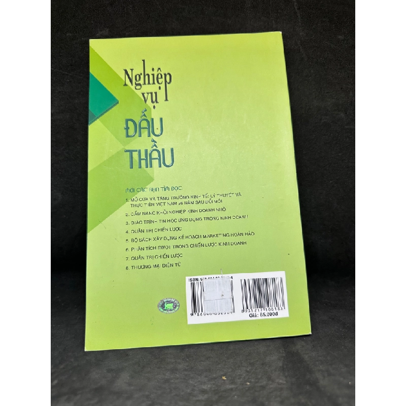 [Phiên Chợ Sách Cũ] Nghiệp Vụ Đấu Thầu (có sách tặng kèm), Ts. Nguyễn Quang Duệ 2804, 2018 445752
