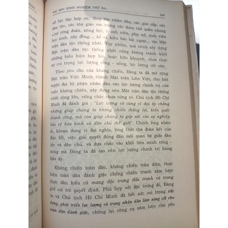 TỔNG KẾT CUỘC KHÁNG CHIẾN CHỐNG THỰC DÂN PHÁP THẮNG LỢI VÀ BÀI HỌC 731503
